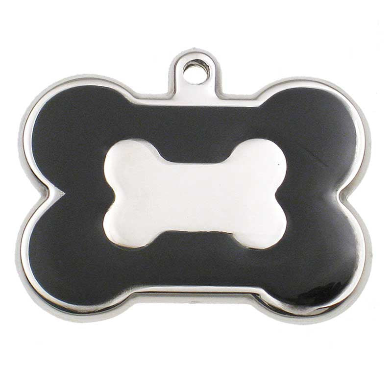 Stainless Bone Shaped Jewelry Tag, - Lucky Pet